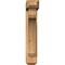 Ekena Millwork Legacy Craftsman Smooth Bracket w/ Offset Brace, Western Red Cedar, 5 1/2"W x 22"D x 30"H BKT0604X22X30LEC04SWR - alternate 3